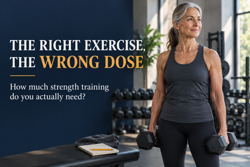 Right Exercise, Wrong Dose